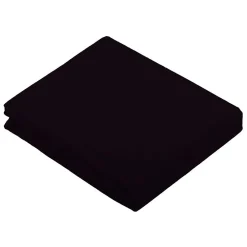 Drap Plat Uni en 100 % Coton (180x290 cm - Noir)>Tradilinge Best