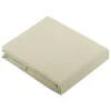 Drap Plat Uni en 100 % Coton (180x290 cm - Ecru)>Tradilinge New