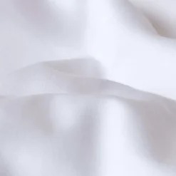 Homescapes Drap plat uni en coton égyptien bio 400 fils blanc, 230x255 cm -* Drap Plat
