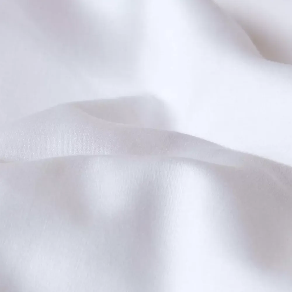 Homescapes Drap plat uni en coton égyptien bio 400 fils blanc, 230x255 cm -* Drap Plat