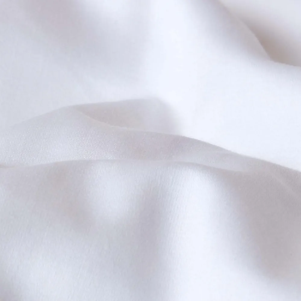 Drap plat uni en coton égyptien bio 400 fils blanc, 178x255 cm ->Homescapes Clearance
