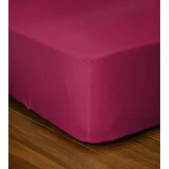 Drap-housse - - LH71616 - 140x190+25 cm - Fuchsia><noscript><img width=