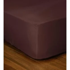 Drap-housse - - LH71599 - 160x200+25 cm - Marron>Lovely Home Online