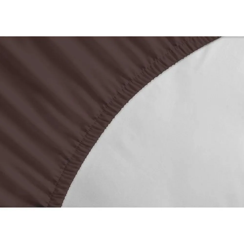 Lovely Home Drap-housse - - LH71600 - 140x190+25 cm - Marron* Drap Housse|Drap Housse