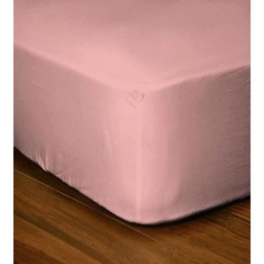 Drap-housse - - LH71625 - 140x190+35 cm - Rose>Lovely Home Discount