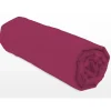Drap-housse - - LH71617 - 90x190+25 cm - Fuchsia>Lovely Home New