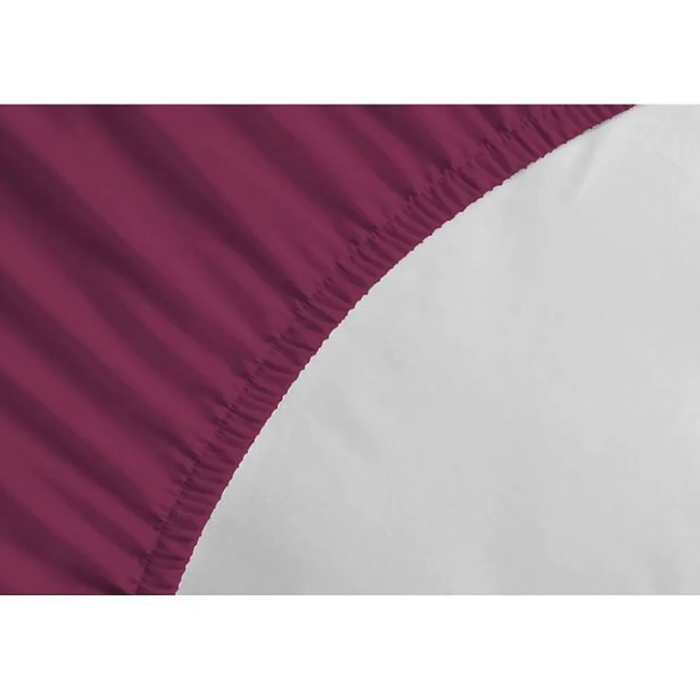 Lovely Home Drap-housse - - LH71615 - 160x200+25 cm - Fuchsia* Drap Housse|Drap Housse