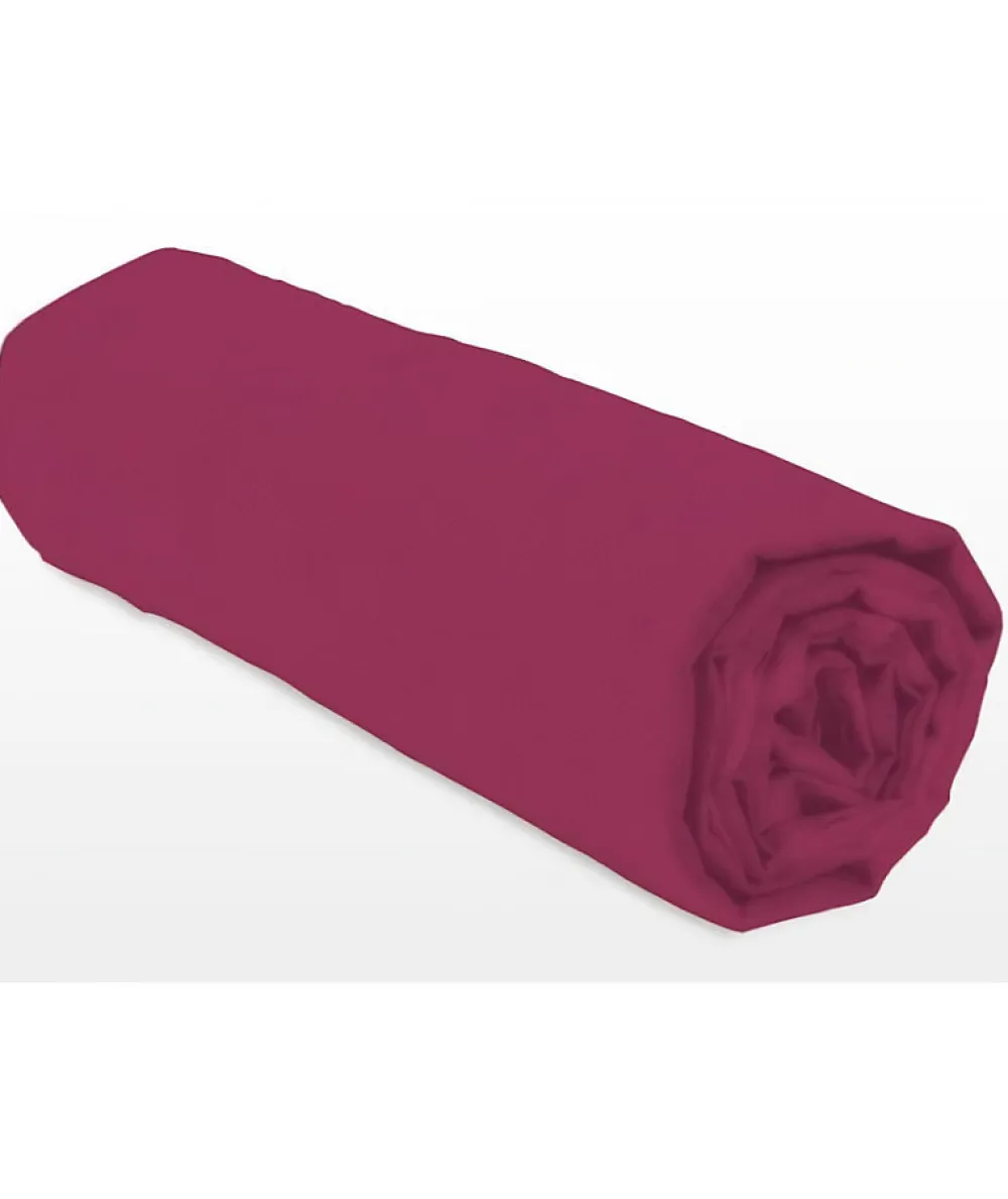 Lovely Home Drap-housse - - LH71615 - 160x200+25 cm - Fuchsia* Drap Housse|Drap Housse