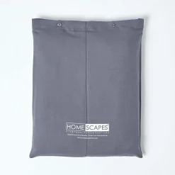 Drap-housse en lin lavé gris - 180 x 200 cm -><noscript><img width=