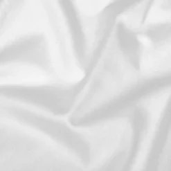 Drap-housse Isadora satin 160x200cm blanc - Atmosphera><noscript><img width=
