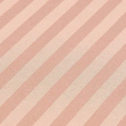 Drap-housse rayé 120 x 190 cm 100% coton égyptien 330 fils coloris taupe -><noscript><img width=