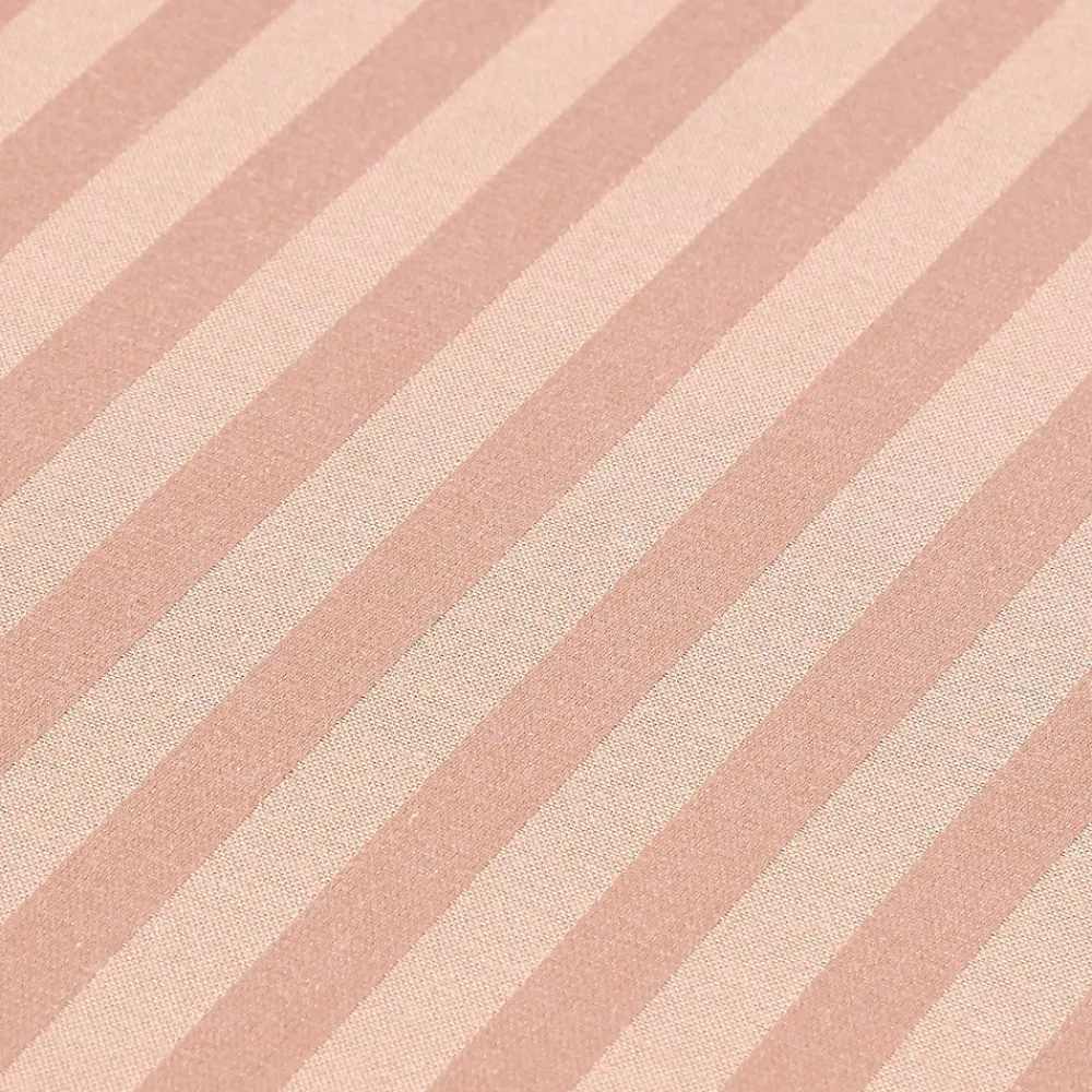 Drap-housse rayé 120 x 190 cm 100% coton égyptien 330 fils coloris taupe ->Homescapes New