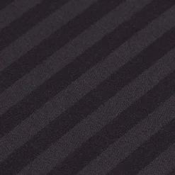 Drap-housse rayé 120 x 190 cm 100% coton égyptien 330 fils coloris noir -><noscript><img width=
