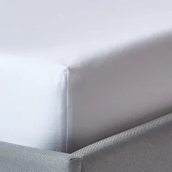 Drap-housse spécial matelas épais 180 x 200 cm coton égyptien bio 400 fils blanc ->Homescapes Clearance
