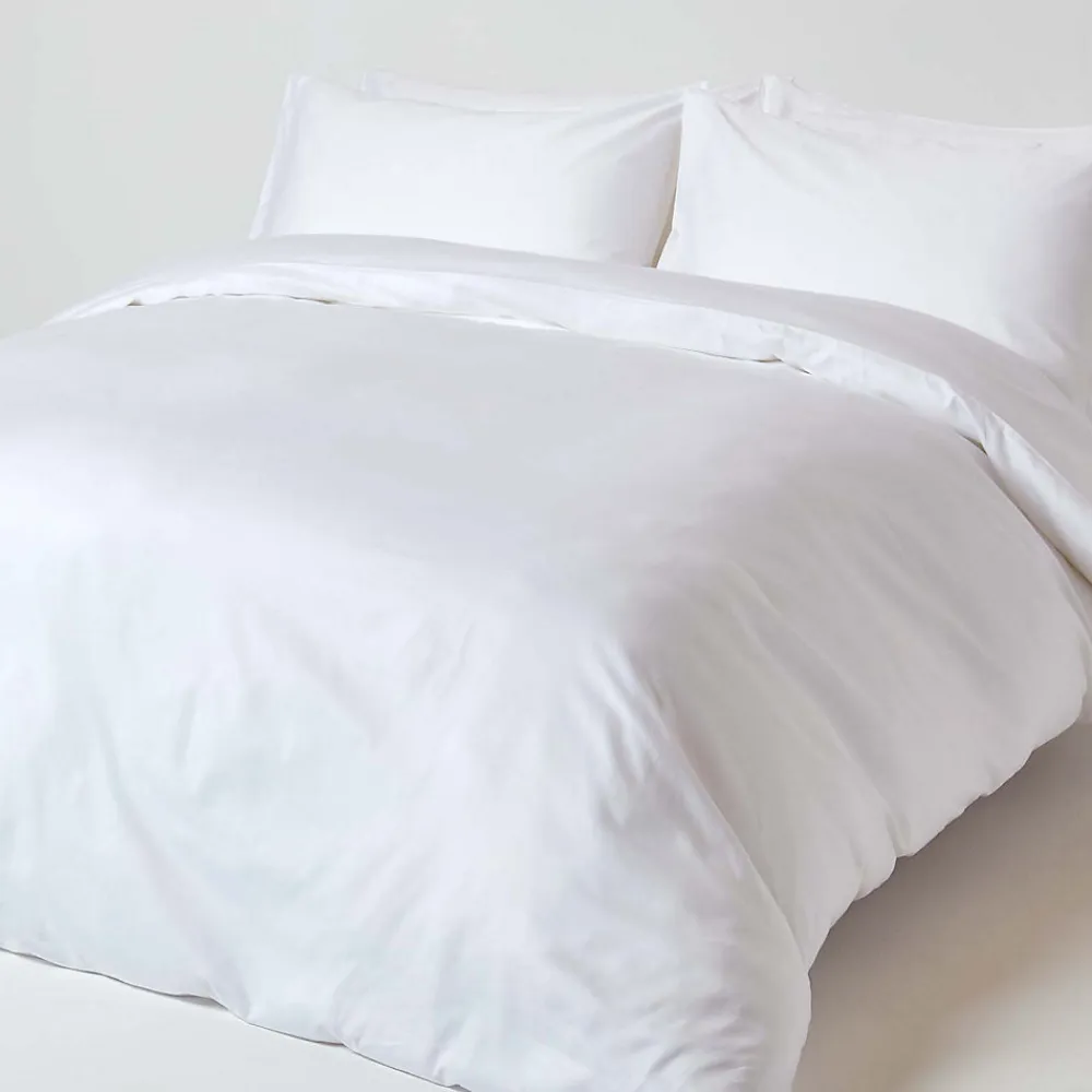 Drap-housse spécial matelas épais 180 x 200 cm coton égyptien bio 400 fils blanc ->Homescapes Clearance