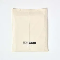 Drap-housse uni 90 x 190 cm 100 % coton égyptien 200 fils coloris crème -><noscript><img width=