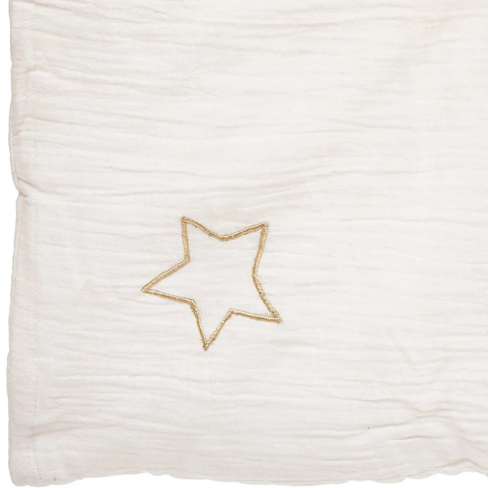 Atmosphera Créateur D'Intérieur Édredon gaze de coton 100x140 blanc* Boutis, Couvre-Lit, Édredon