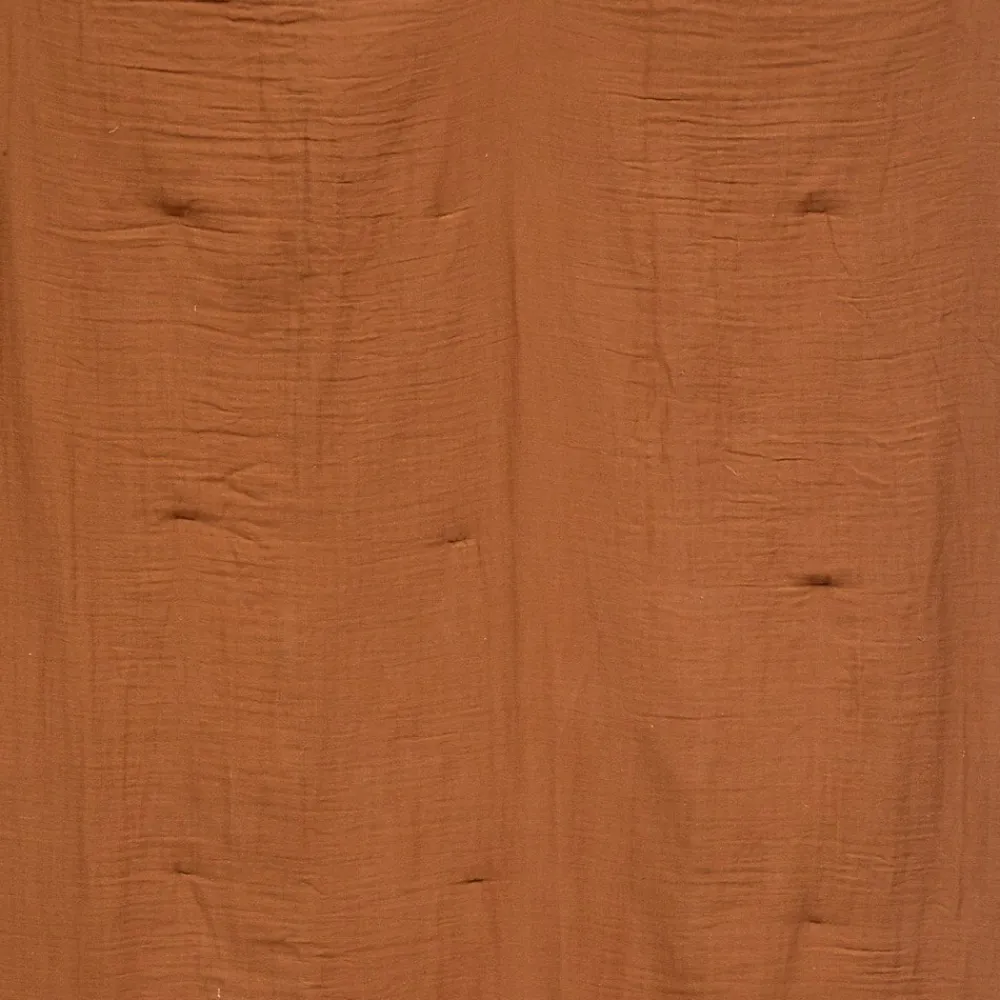 Atmosphera Créateur D'Intérieur Édredon gaze de coton 100x140 noisette* Boutis, Couvre-Lit, Édredon
