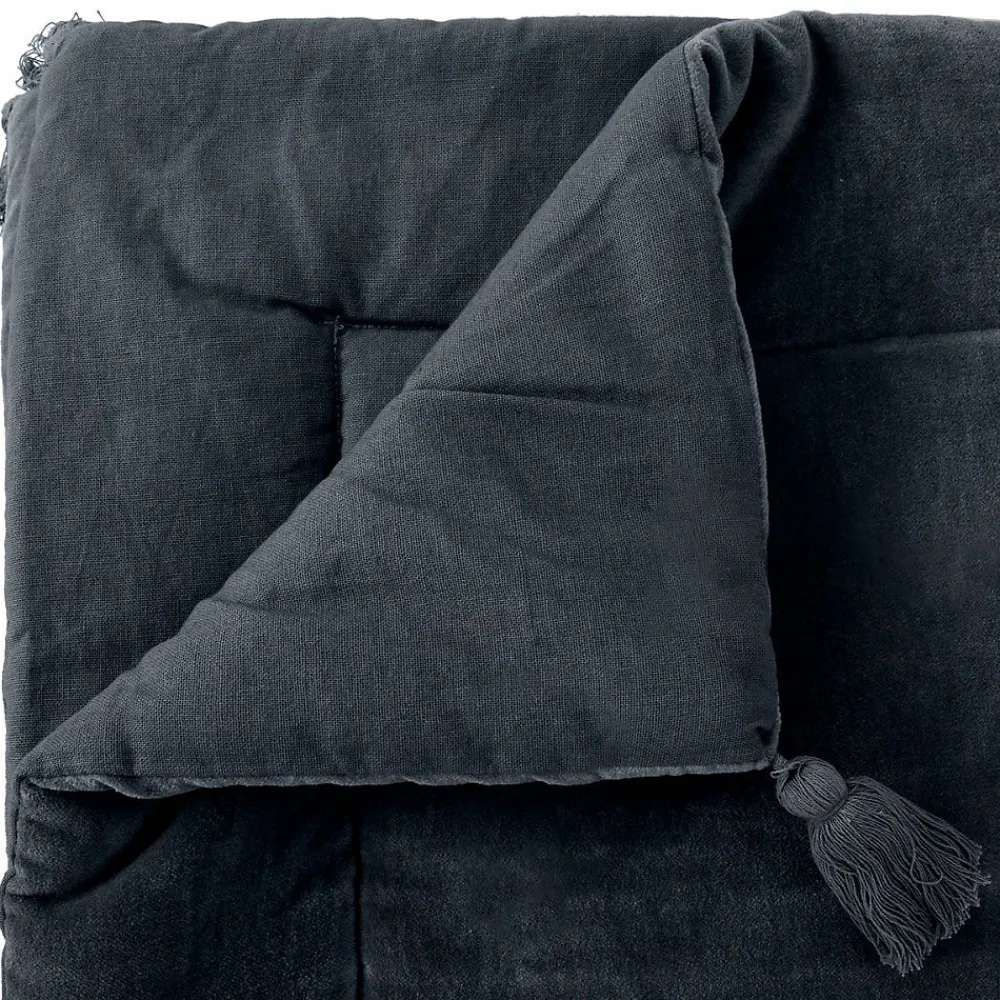 Édredon Night - coton - gris foncé - 70x180 cm - Atmosphera>Atmosphera Créateur D'Intérieur Best