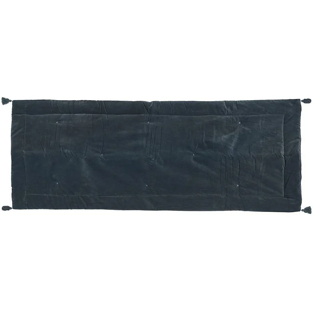 Édredon Night - coton - gris foncé - 70x180 cm - Atmosphera>Atmosphera Créateur D'Intérieur Best
