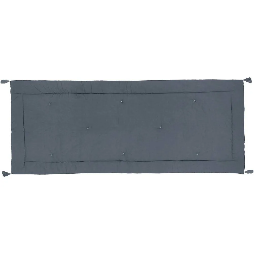 Édredon Night - coton - gris foncé - 70x180 cm - Atmosphera>Atmosphera Créateur D'Intérieur Best