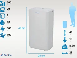 Déshumidificateur avec compresseur 12 l/d><noscript><img width=