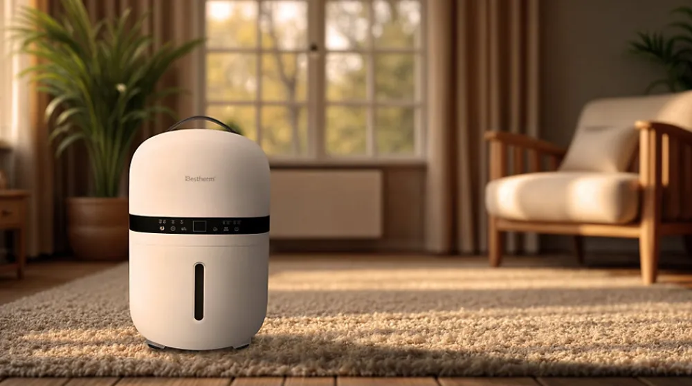 Déshumidificateur d'air - Nova 5L/jour, réservoir amovible, filtre à charbon actif, ioniseur intégré>Bestherm Sale