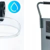 Hexwelt Déshumidificateur d'air industriel 50L/24H réservoir 5.5L absorbeur d'humidité 1 pièce.* Déshumidificateur D'Air