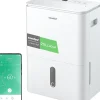 Déshumidificateur 2EN1,Elimine l'humidité jusqu'à 20LJour, Purification d'air avec ioniseur, 4 Modes, Fonction Air Swing>Nature Pro Hot