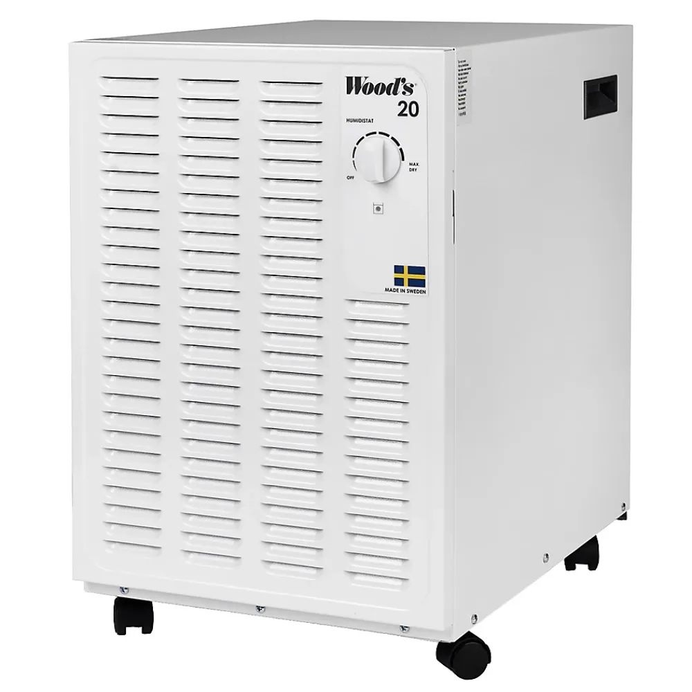 Wood's Déshumidificateur SW20FW 12L/J 80m²* Déshumidificateur D'Air