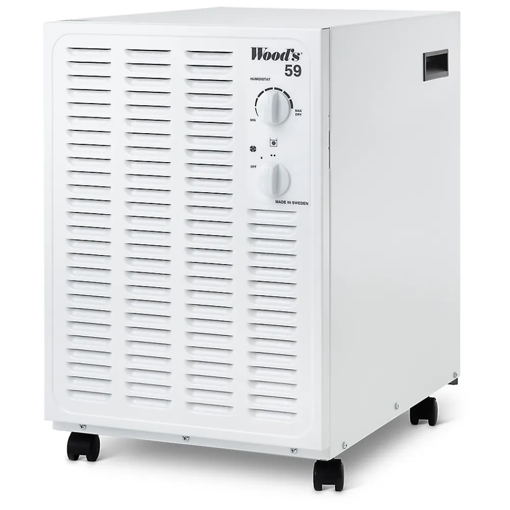 Wood's Déshumidificateur SW59FW 41L/J 230m²* Déshumidificateur D'Air