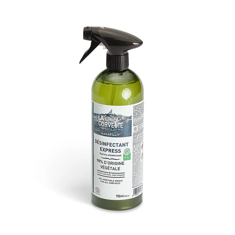 Désinfectant express ECOCERT toutes surfaces La Corvette 750ml> Sale