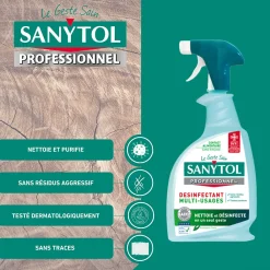 Désinfectant multi-usages eucalyptus 0,75L>Sanytol Outlet