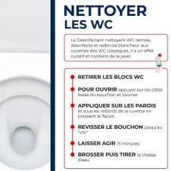 Starwax Désinfectant nettoyant gel javel WC 750 ml* Nettoyant Pour Wc
