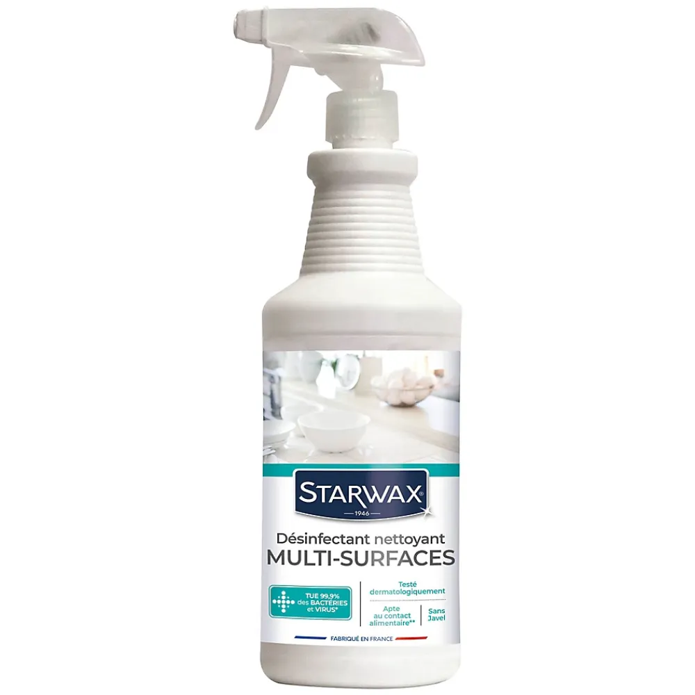 Starwax Désinfectant nettoyant multi-surfaces 1L* Désinfectant