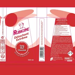 Rubigine Détachant extrême sang, oeuf, chocolat 100ml* Entretien Du Textile