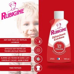 Rubigine Détachant extrême sang, oeuf, chocolat 100ml* Entretien Du Textile