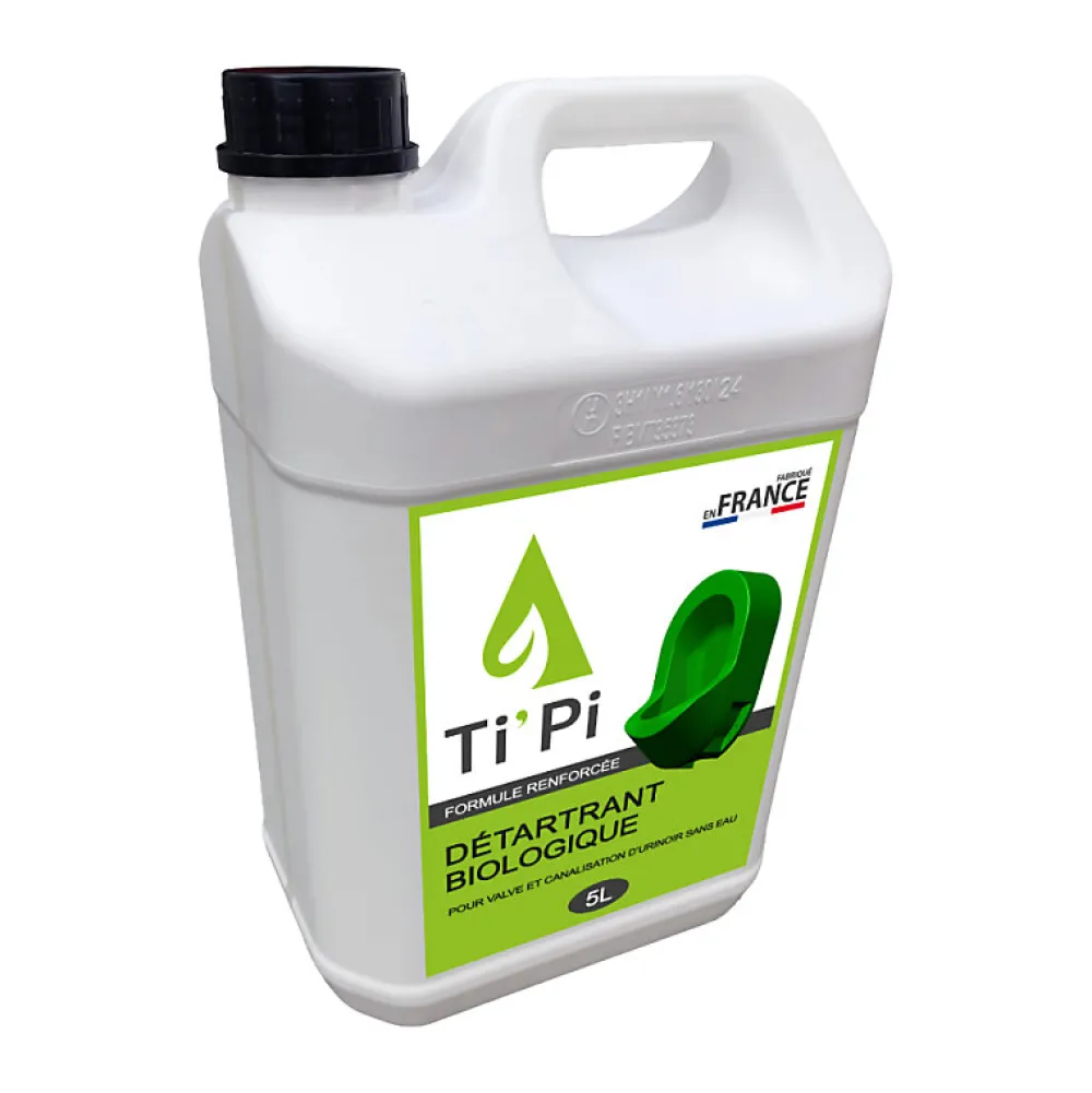 Détartrant biologique pour valve et canalisation d'urinoir sans eau 5L - formule renforcée>Ti'Pi Sale