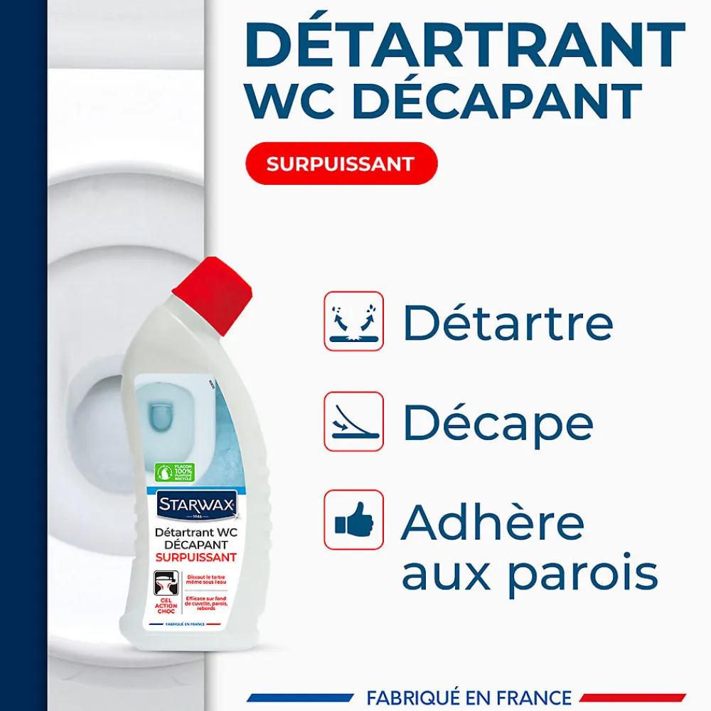 Détartrant gel WC bec directionnel 750g>Starwax Clearance