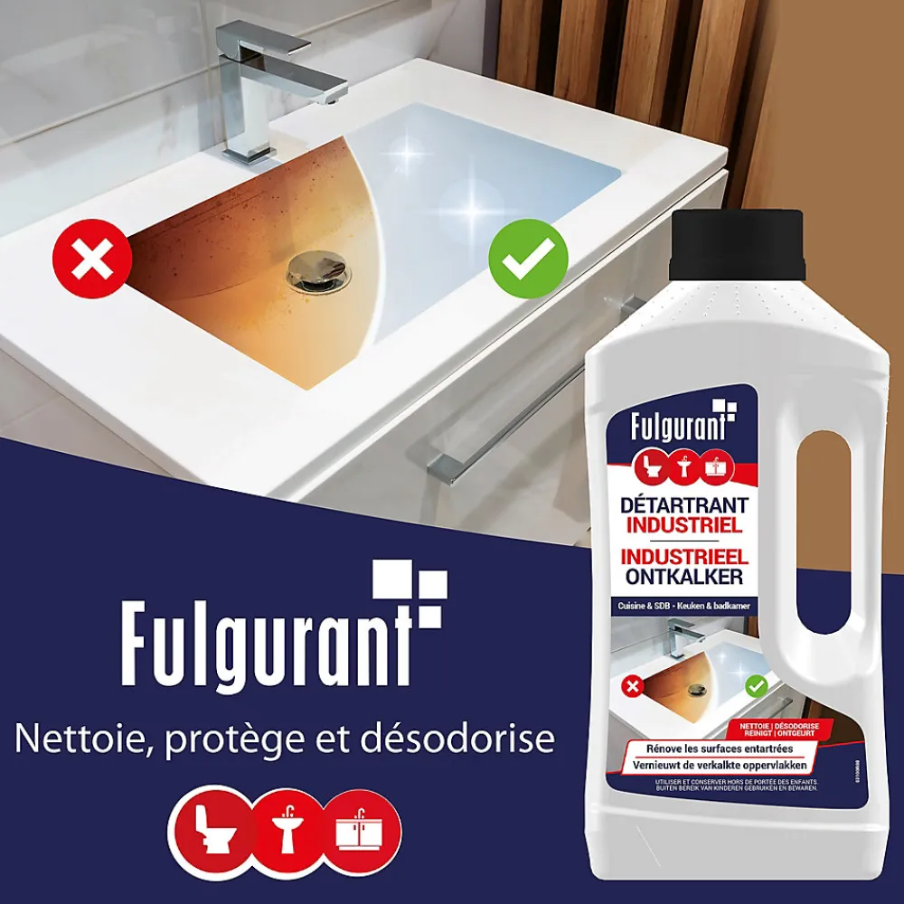 Détartrant industriel concentré SANI 1l>FULGURANT SANITAIRE Clearance