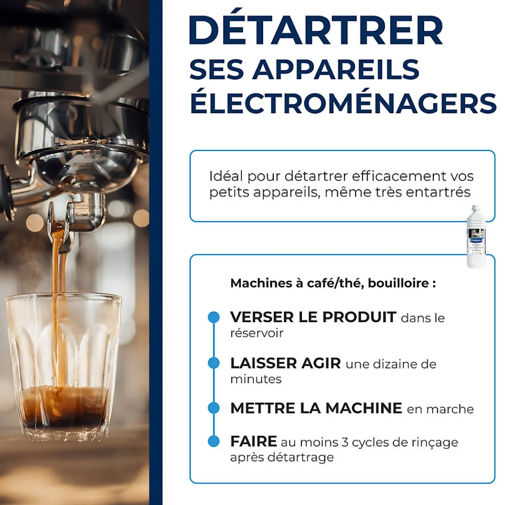 Détartrant électroménager Ecocert 1L>Starwax Outlet