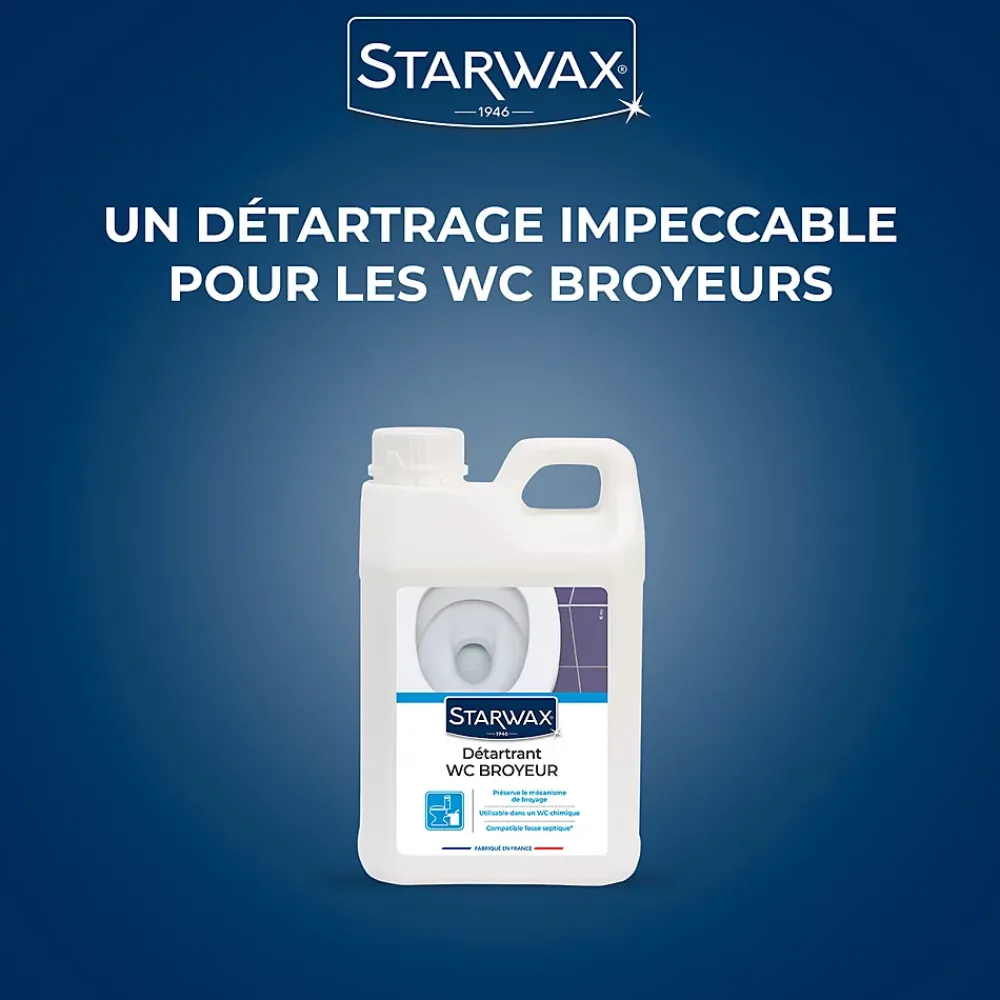 Starwax Détartrant pour WC broyeurs 2L* Nettoyant Pour Wc
