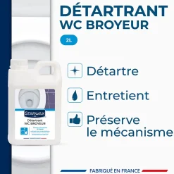 Starwax Détartrant pour WC broyeurs 2L* Nettoyant Pour Wc