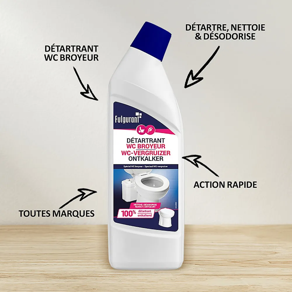 Détartrant sanitaire pour broyeur 1l>FULGURANT SANITAIRE New