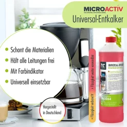 Höfer Chemie Détartrant Universel Microactiv Avec Indicateur De Couleur Pour Machines À Café Entièrement Automatiques En Bidon De 4 x 5 L* Nettoyant Pour Cuisine