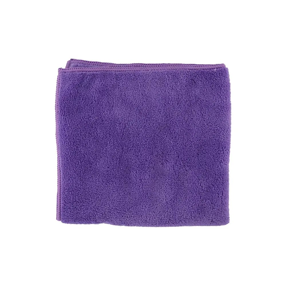 Dunlop Lot de 2 Chiffon Microfibre XL Voiture 36x36cm, Ultra-Absorbant 660gsm, Lavable & Réutilisable, Nettoyage Sec & Humide* Chiffon