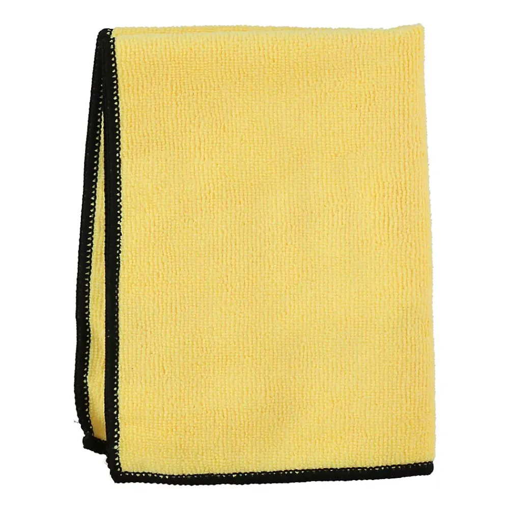 Dunlop Lot de 10 Microfibre 35x40cm 300gsm - Nettoyage Humide & Sec, Haute Absorption, Lavable, Réutilisable, Entretien Auto* Chiffon