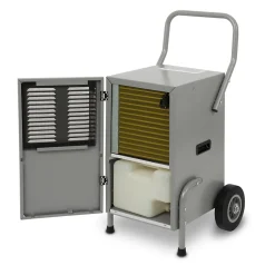 Eberth Déshumidificateur d'air professionnel de chantier, capacité 50L / jour, réglable par pas de 1% de 20% à 90% RH* Déshumidificateur D'Air