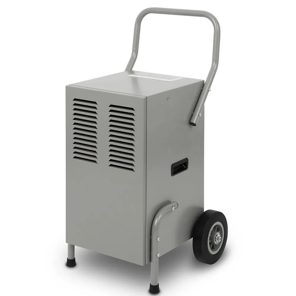 Eberth Déshumidificateur d'air professionnel de chantier, capacité 50L / jour, réglable par pas de 1% de 20% à 90% RH* Déshumidificateur D'Air