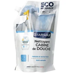 Starwax Eco-recharge nettoyant anti-calcaire cabine de douche 1L* Nettoyant Pour Salle De Bains
